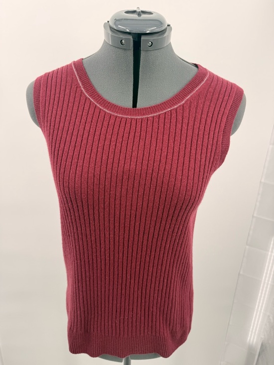 Lafayette 148 New York Sweaters - Lafayette 148 New York Ribbed Sleeveless Knit Top Size M NWT